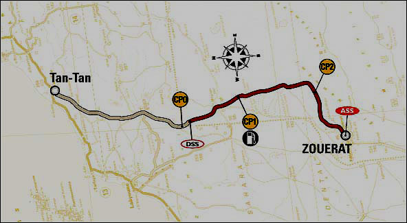 Včera – 4. ledna 2006 proběhla 5. etapa Rallye Dakar