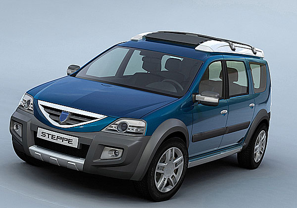 Koncept Dacia Logan Steppe se 1. března představil na ženevském Autosalonu veřejnosti