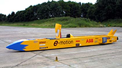 ABB e=motion přerušil svůj pokus o překonání rychlostního rekordu elektrických vozidel na pozemních komunikacích.