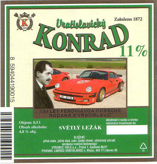 Pivní etikety s Porschem