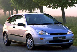 Ford Focus autem roku 1999 v ČR