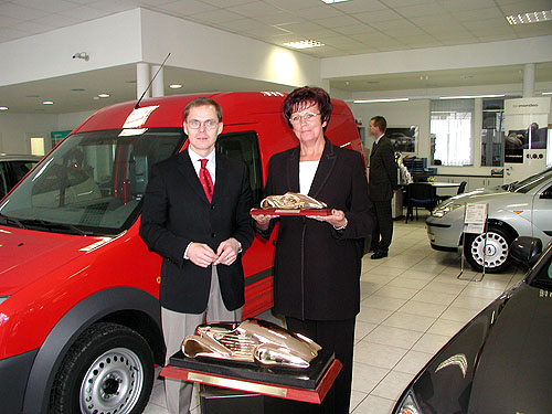 Nejlepším dealerem Forda 2002 se stal autorizovaný dealer BOSPOR z Mladé Boleslavi