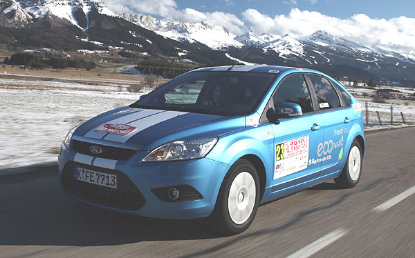 Ford si připsal vítězství ve čtvrtém ročníku v Rallye Monte Carlo pro vozidla s alternativním pohonem