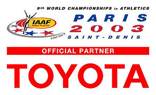 Toyota se stala oficiálním partnerem 9. mistrovství světa v lehké atletice