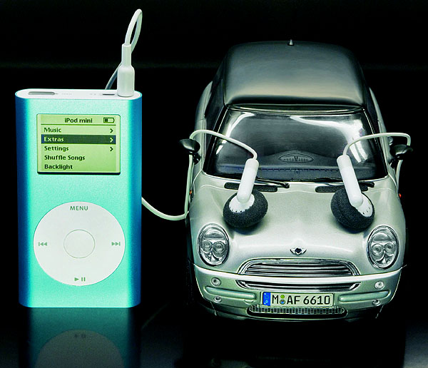 iPod jezdí v MINI