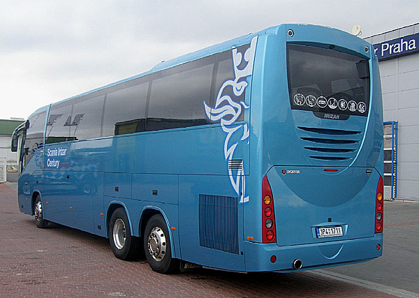 Limitovaná série autobusů Scania Irizar Century „Newton“ byla vyrobena v počtu pouze 25 kusů pro celou Evropu.
