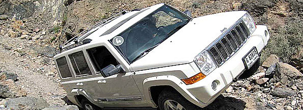 Jeep Commander v Ománu