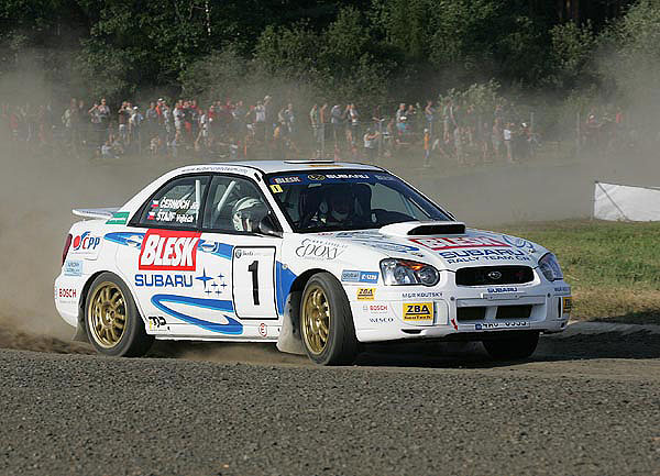 Subaru Impreza na Rally Bohemia