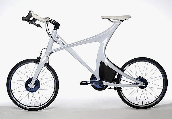 Lexus představil koncept hybridního bicyklu Lexus