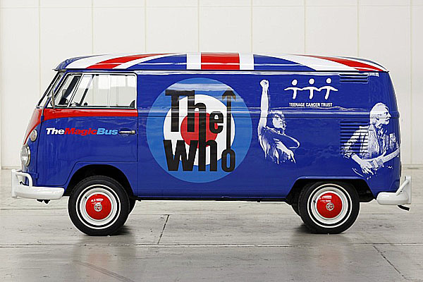 Teenage Cancer Trust a kapela The Who vyhlašují celosvětovou soutěž o ikonický „Magic Bus” Volkswagen