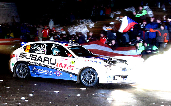 Subaru Czech Rally Team při své premiéře na slavné Rallye Monte Carlo uspěl