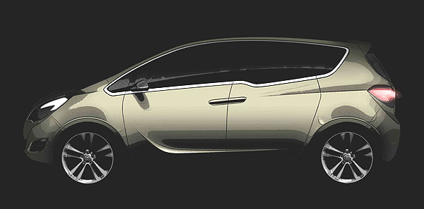 Světová premiéra studie Opel Meriva Concept