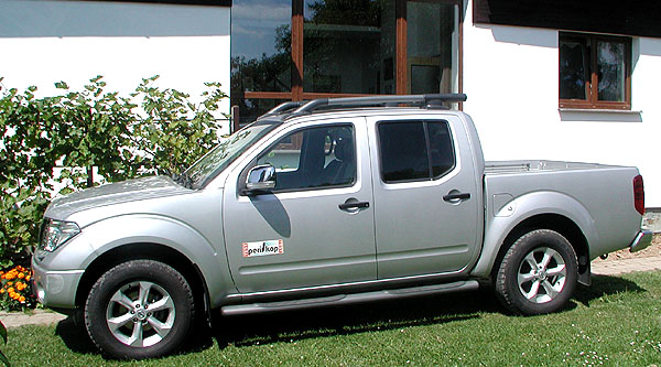 Praktický pětisedlový pick-up Nissan Navara Double Cab v redakčním testu