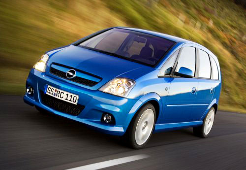 Opel představuje první sportovní minivan: Merivu OPC