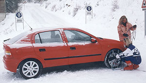 Opel k bezpečné jízdě v zimě