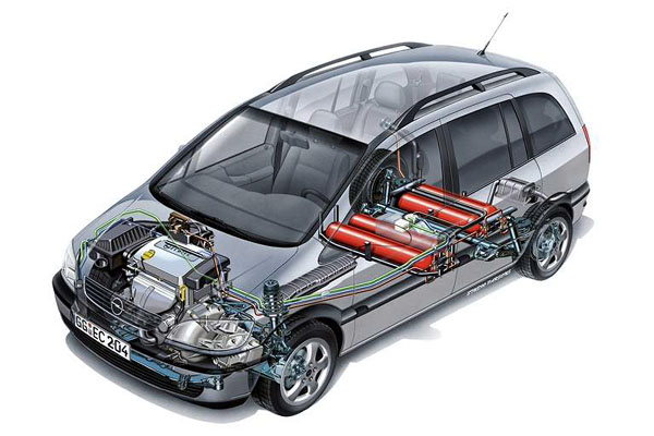 Opel Zafira 1.6 CNG na zemní plyn