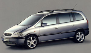 Opel Zafira na trh na jaře 1999