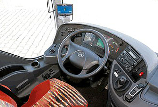 Podrobně o testovacím autobusu Mercedes-Benz Tourismo M