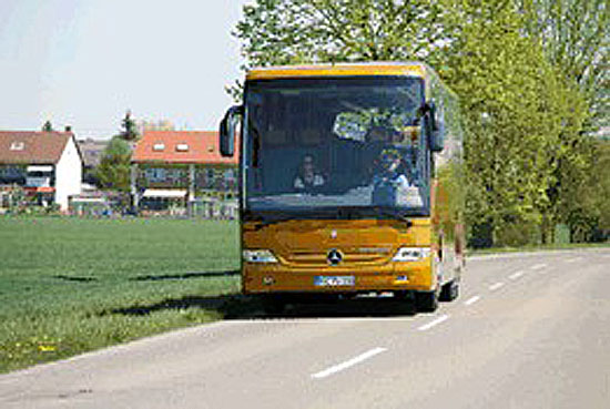 Podrobně o testovacím autobusu Mercedes-Benz Tourismo M