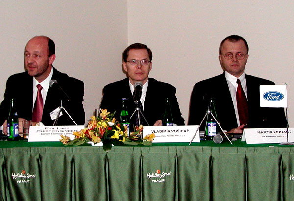 Tisková konference Ford Motor Company proběhla 17. ledna v Praze
