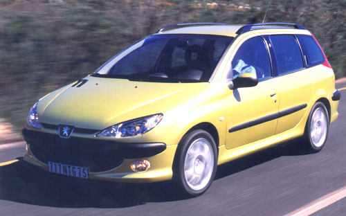 Peugeot 206 SW na český trh 2. září 2002