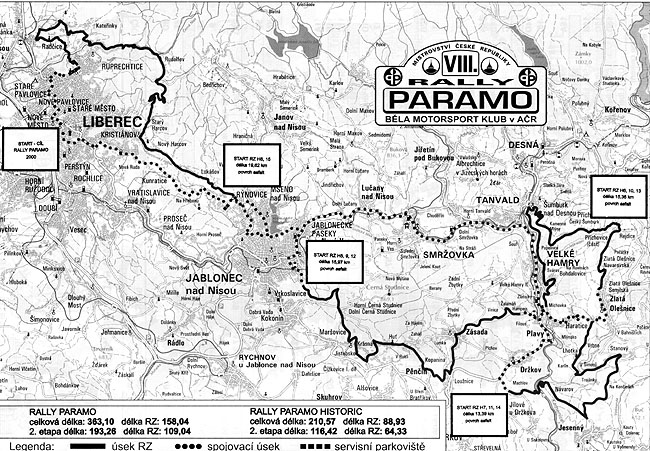 Rallye Paramo 2000: Pavel Sibera opět s Octávií