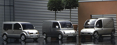 Renault Operandi a Modus2: prototypy městských užitkových vozidel