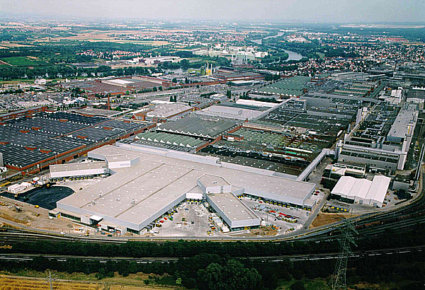 Atraktivní využití historické továrny Opel v Rüsselsheimu