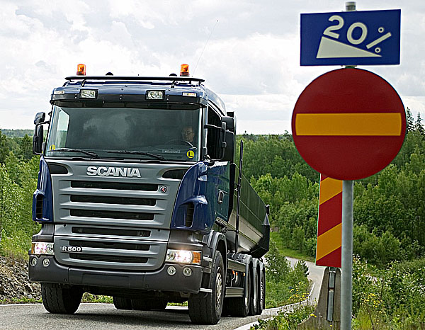 Scania - vylepšení na nákladních vozidlech