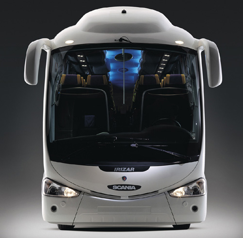 Scania Irizar PB – nový luxusní dálkový autobus s dvanáctilitrovým motorem 420 k
