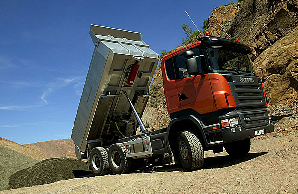 Nové vozy pro stavebnictví Scania