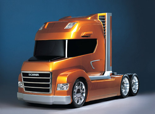 Scania STAX – vývojová studie nákladního vozu s kapotovaným motorem
