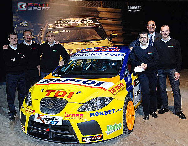 SEAT Sport představil tým světového šampionátu cestovních vozů WTCC 2008