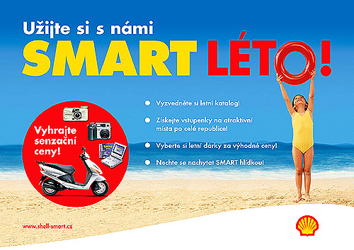 Společnost Shell pořádá mimořádnou akci na léto a na prázdniny nazvanou SMART LÉTO
