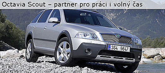 Nová Škoda Octavia Scout – partner pro práci i volný čas