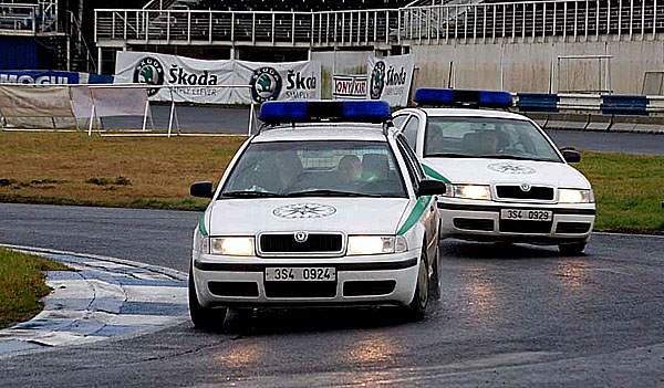 Školení bezpečné jízdy pro policisty