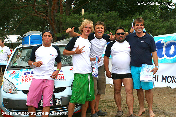 M Motors CZ sponzoruje český “splashdiving“ tým na světovém šampionátu 2008 v Norimberku