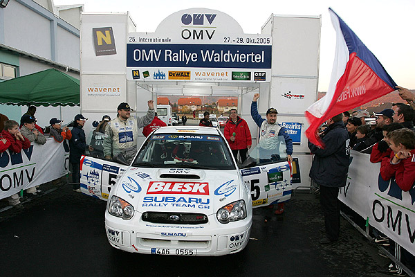 Štajf na Subaru Impreza Spec. C úspěšný na rallye v Rakousku