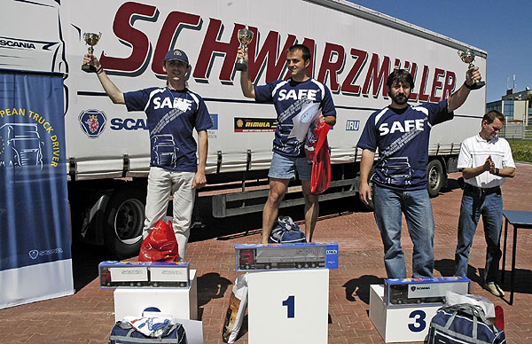 Česká republika zná svého vítěze v soutěži „Mladý evropský řidič kamionu 2005“