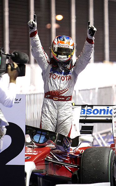 Timo Glock s Toyotou na F1 v neděli 27. září v Singapuru druhý!