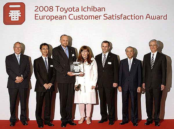 Toyota udělila jednomu z českých prodejců Evropskou cenu spokojenosti zákazníků