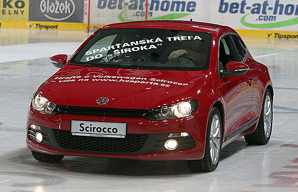 Soutěž HC Sparta Praha o Volkswagen Scirocco v plné výbavě
