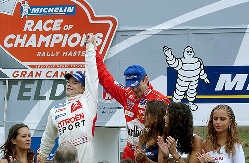 Závod Michelin Race of Champions 2003 na Kanárských ostrovech zná vítěze
