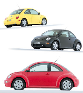 Volkswagen New Beetle zamířil do Evropy