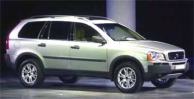 Nové Volvo XC90 bylo představeno ve světové premieře na autosalonu v Detroitu 7. ledna 2002