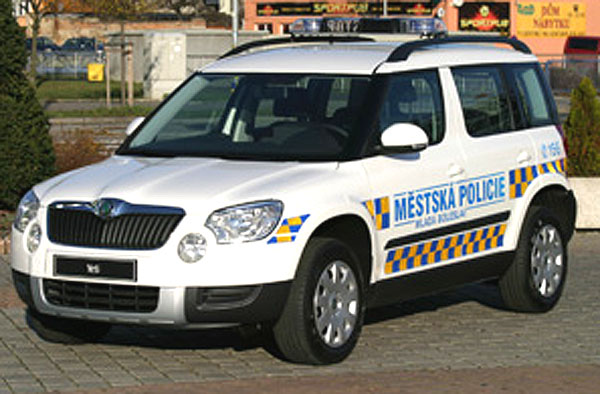 Škoda auto představila studii modelu Yeti v policejní úpravě