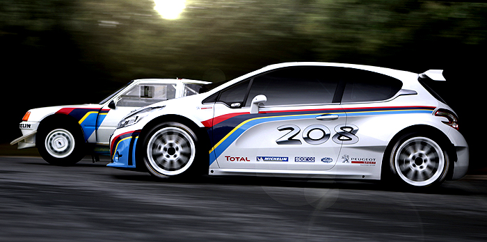 Nový rallyový speciál Peugeot 208 Type R5 se mění na 208 T16