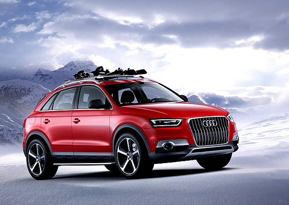 Audi Q3 Vail se zaměřením na zimní sporty