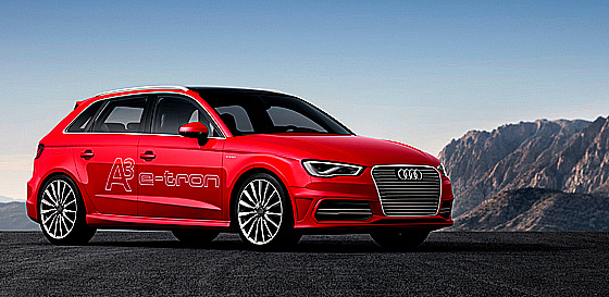 Nové Audi A3 e-tron na včera zahájeném Autosalonu v Ženevě