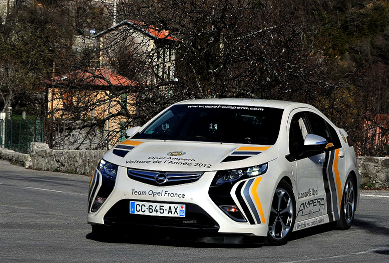 Opel Ampera zvítězila v Rally Monte Carlo!